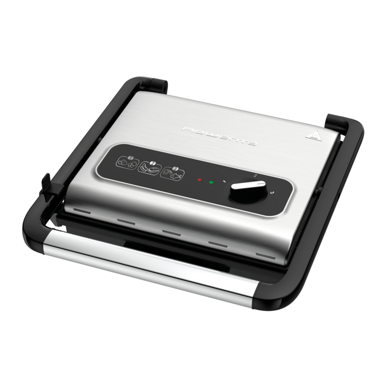 Rowenta Inicio Grill Adjust User manual Rowenta Inicio Grill Adjust User manual