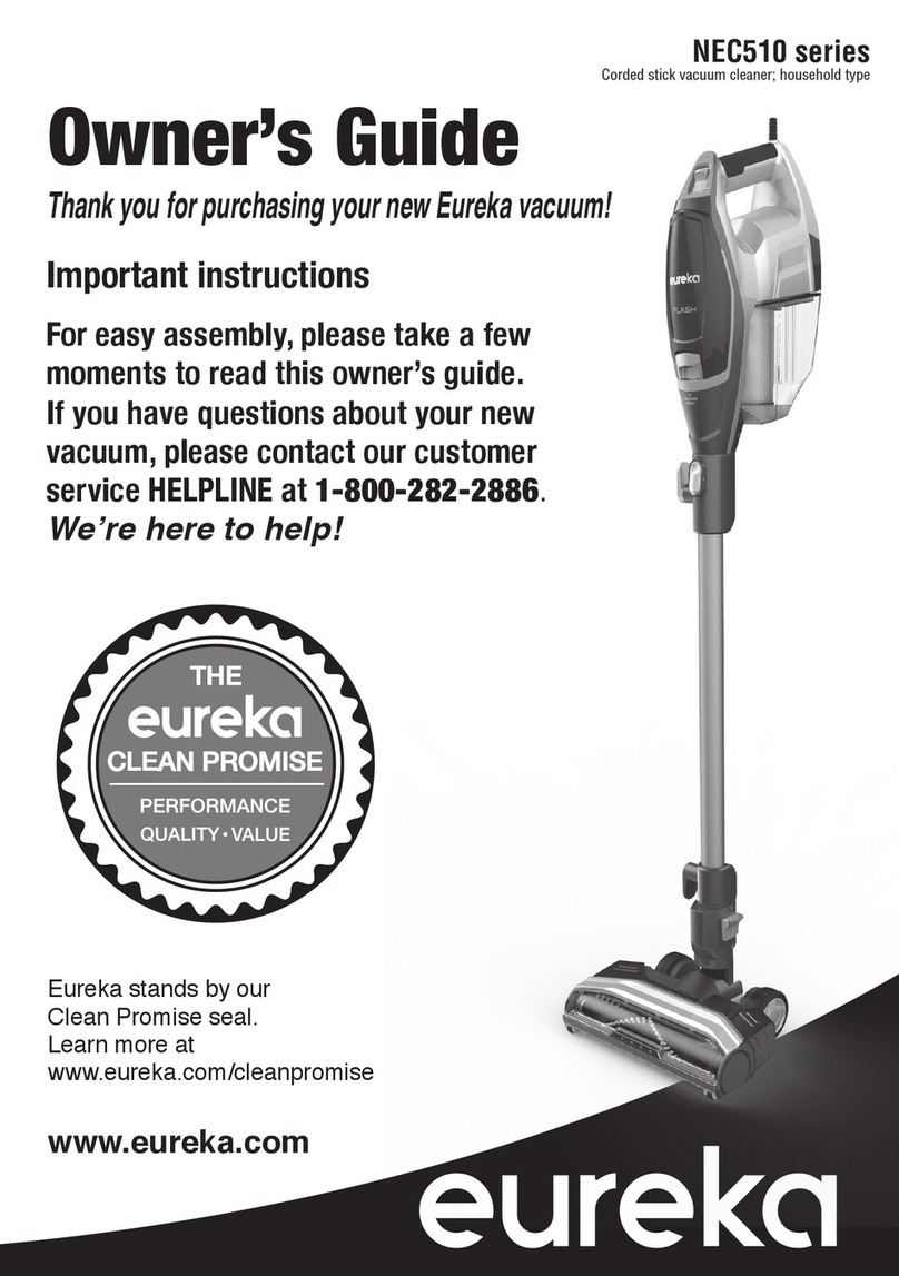 Eureka NEC510 Series owner's guide