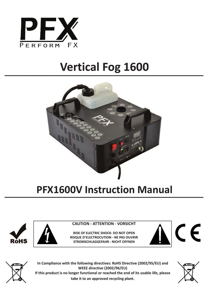PFX PFX1600V instruction manual