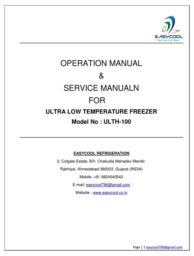 EasyCool ULTH-100 Operation manual service manual