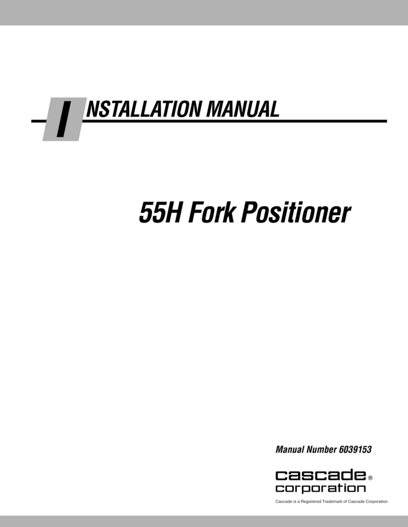 cascade corporation 55H installation manual