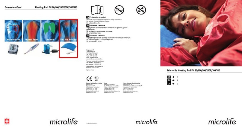 Microlife FH 80 quick start guide