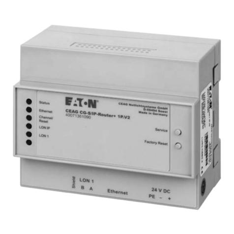 Eaton CEAG CG-S / IP Router+ 1P. V2 Service manual