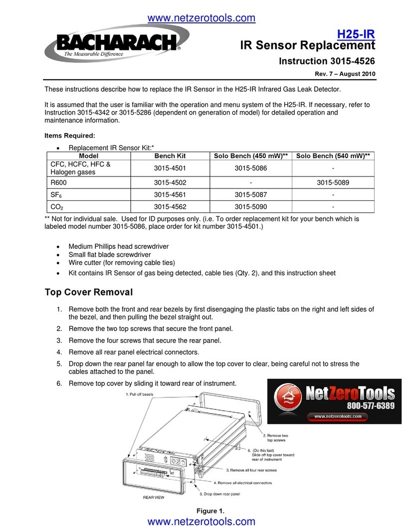 Bacharach H25-IR User manual