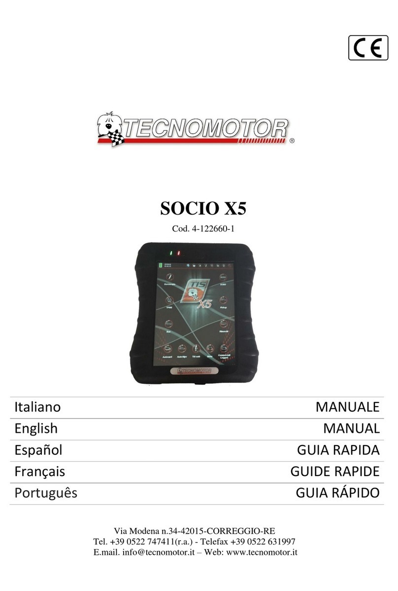 TECNOMOTOR SOCIO X5 manual