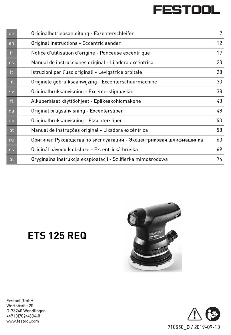 Festool ETS 125 REQ Original instructions