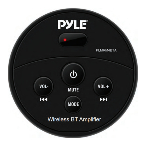 Pyle PLMRM4BTA User manual