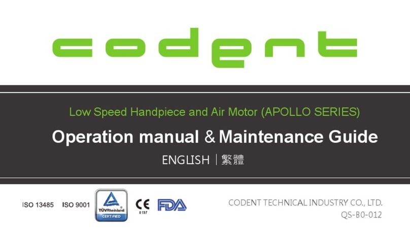 Codent APOLLO Series Operation Manual & Maintenance Guide