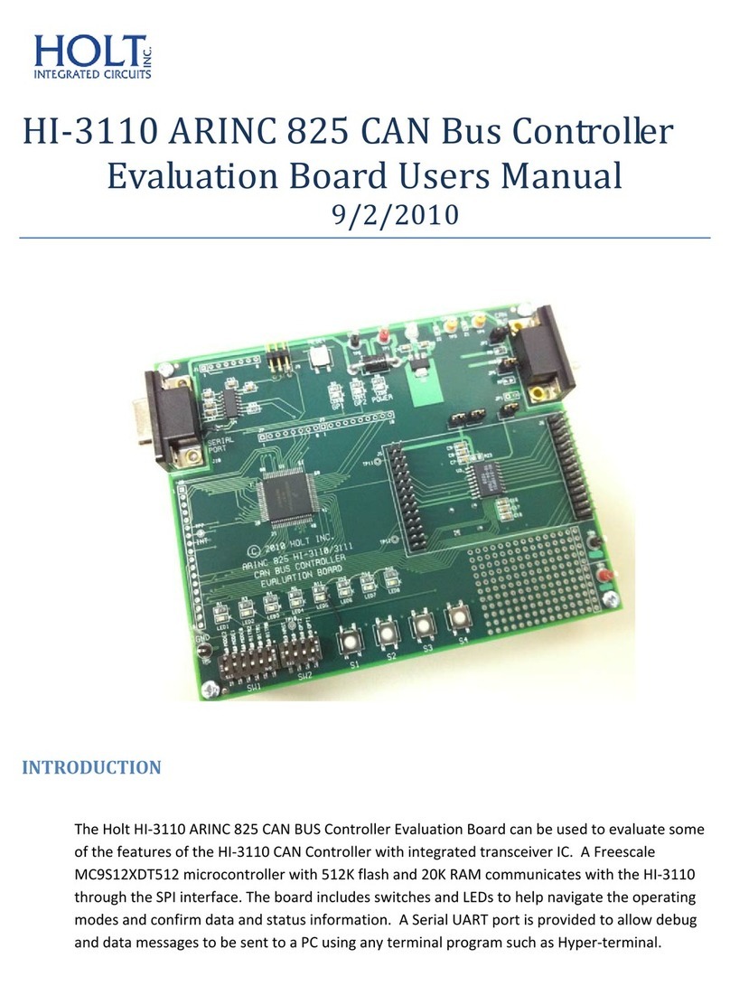 HOLT HI-3110 user manual