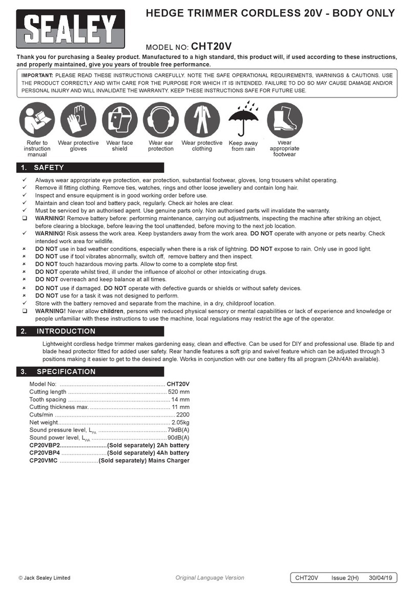 Sealey CHT20V instructions