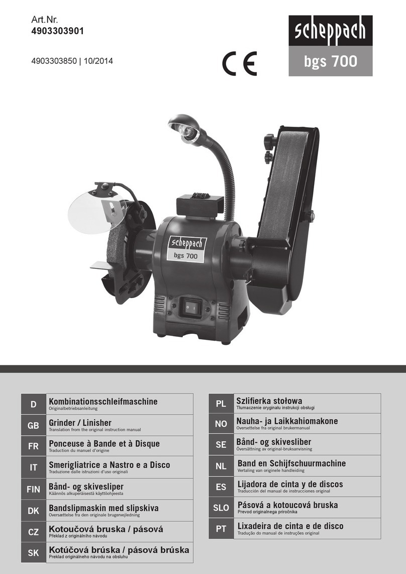 Scheppach bgs 70 Assembly instructions