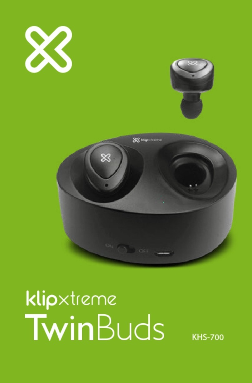 Klip Xtreme TwinBuds User manual