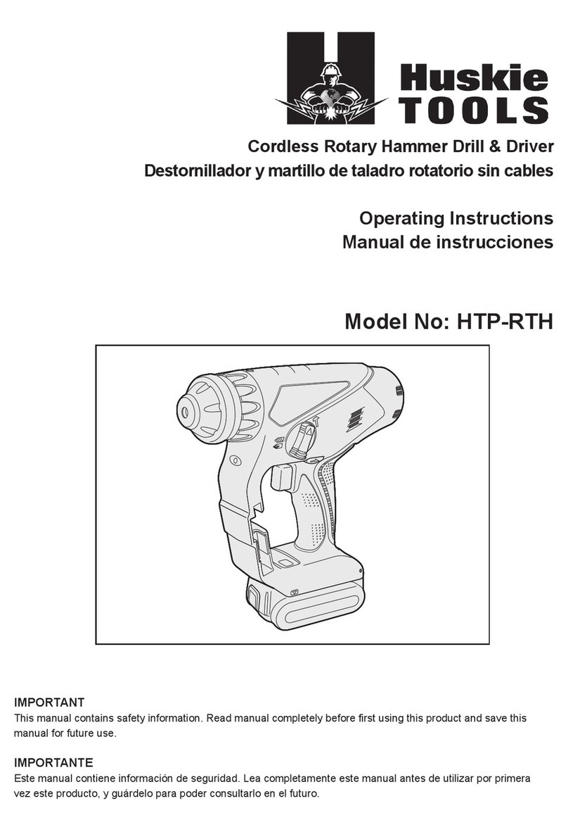 Huskie Tools HTP-RTH operating instructions