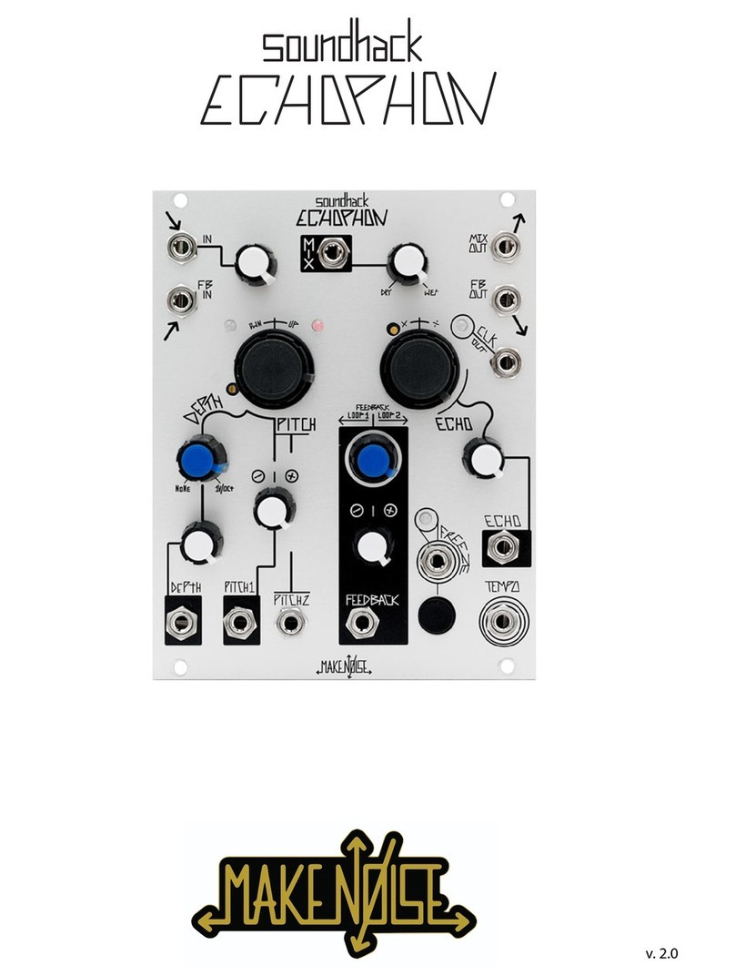 Make Noise soundhack ECHOPHON User manual