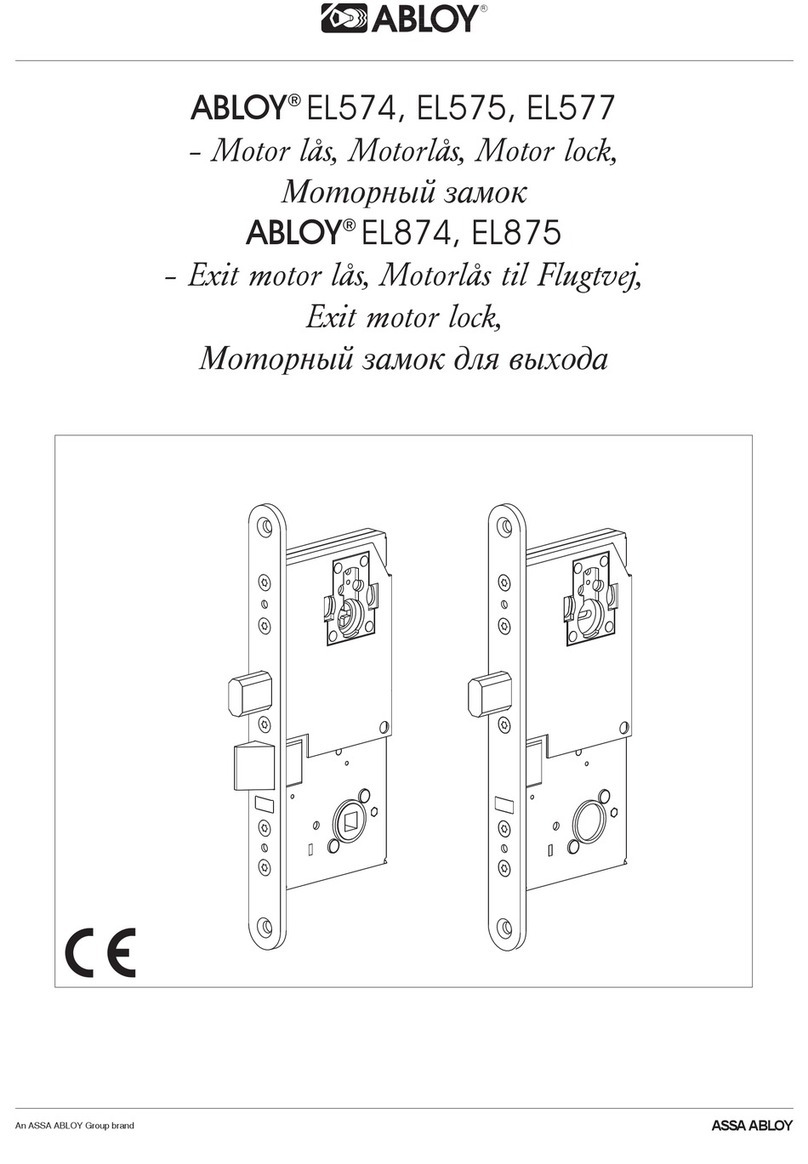 Assa Abloy ABLOY EL574 User manual