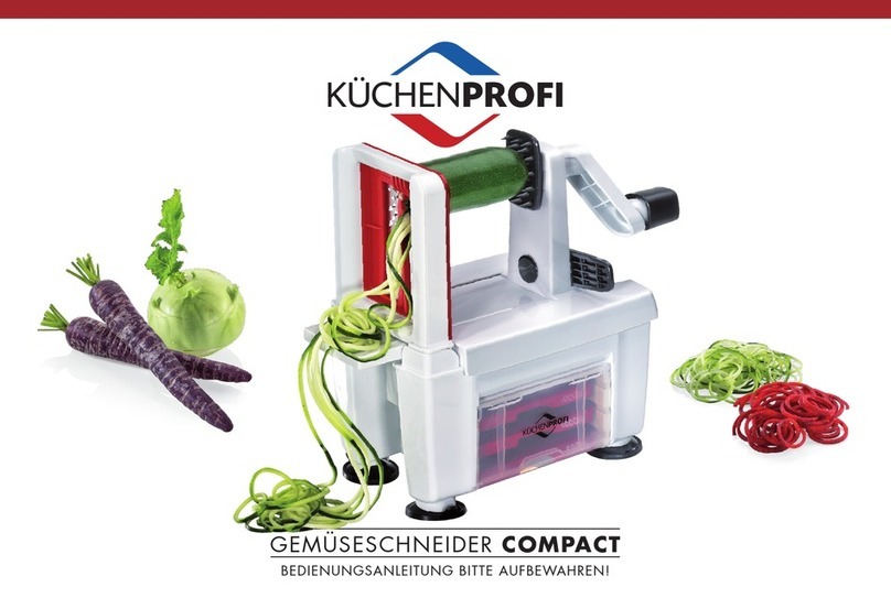 Küchenprofi COMPACT user guide