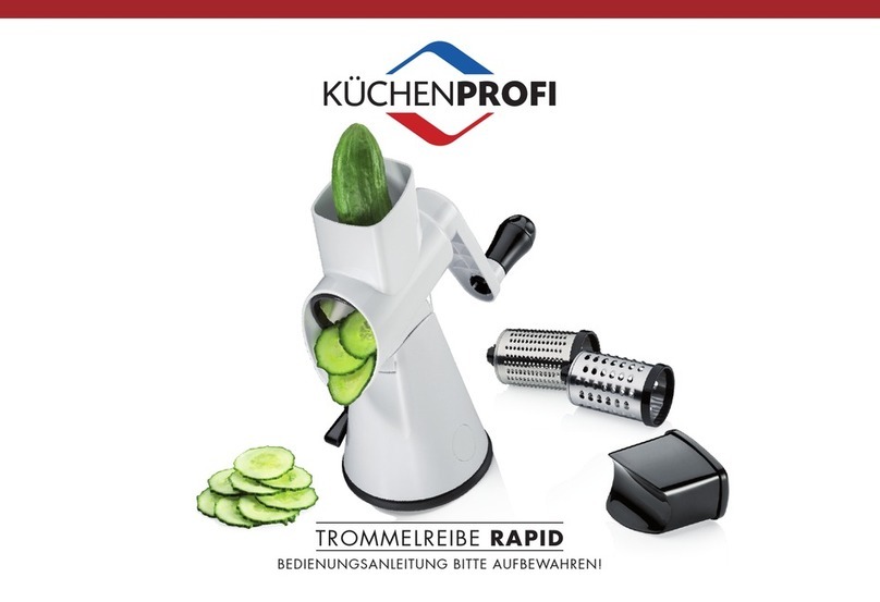Küchenprofi RAPID user guide