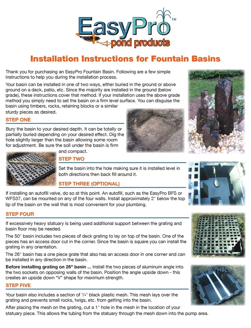 EasyPro EFB26 installation instructions
