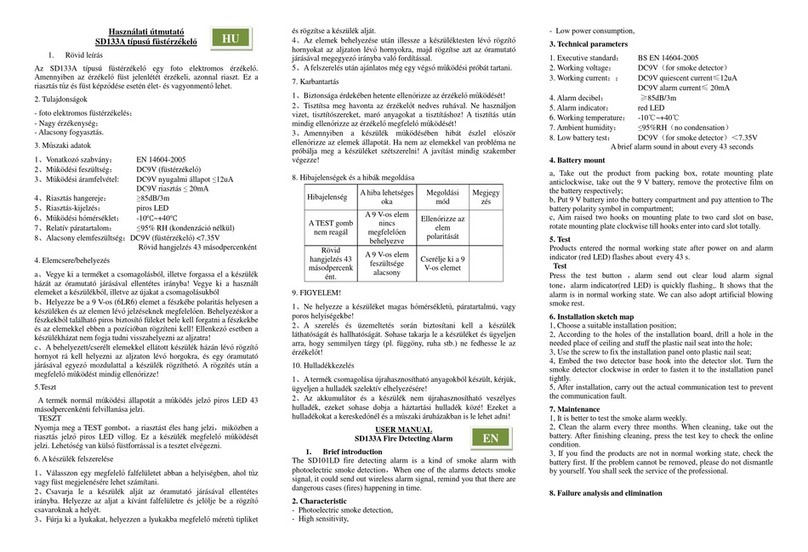 Tracon Electric SD133A user manual