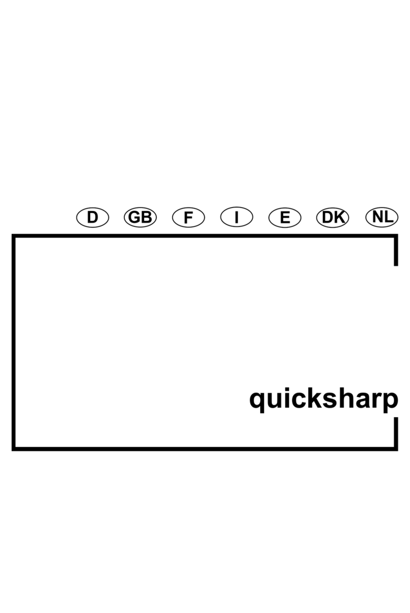 Trumpf quicksharp Operator's manual