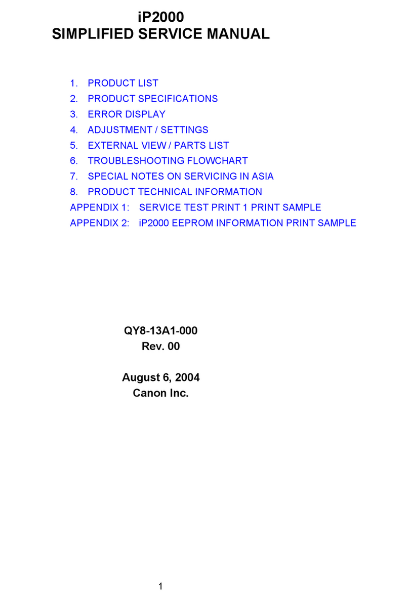 Canon PIXMA iP2000 Series Instructions for use