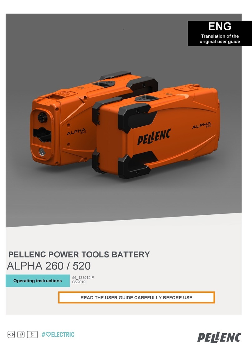pellenc ALPHA 260 operating instructions