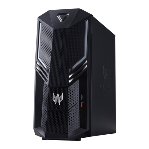 Acer Predator PO3-600 E User manual