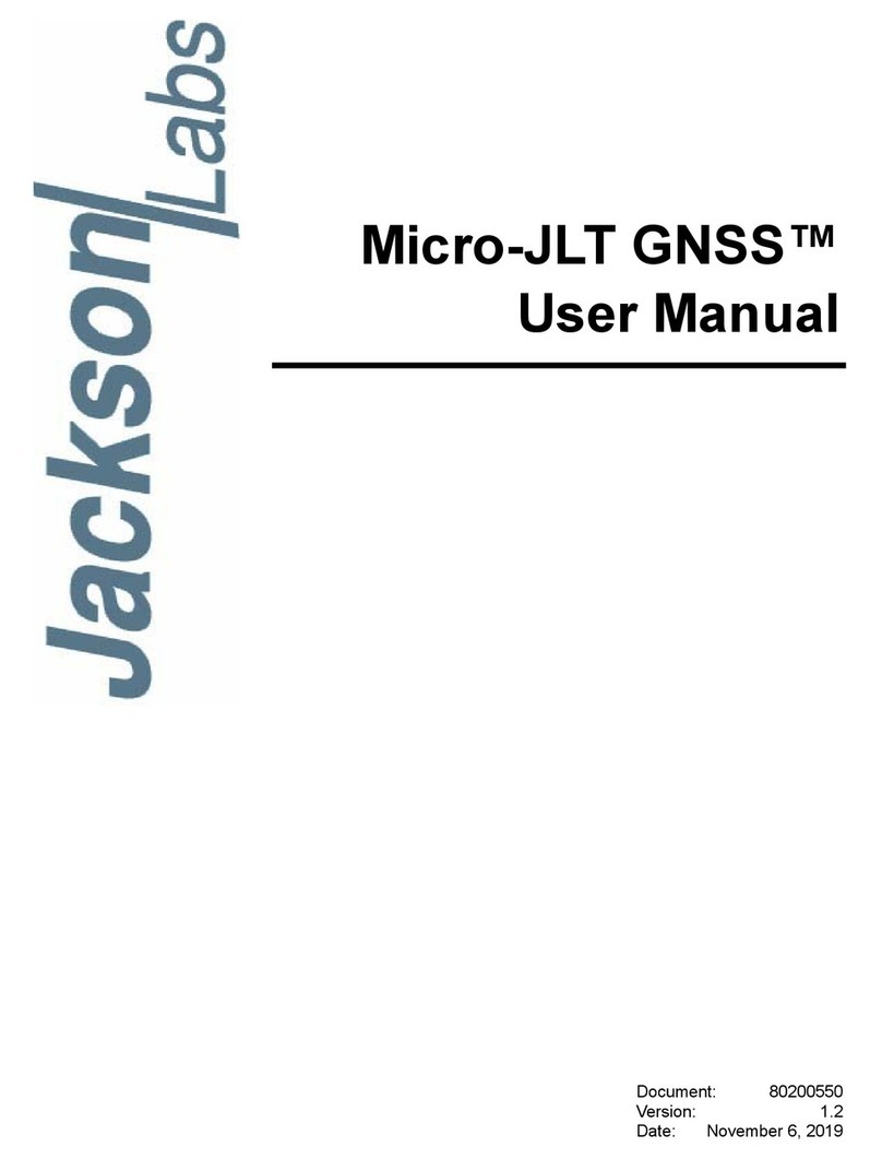 Jackson Labs Micro-JLT GNSS User manual