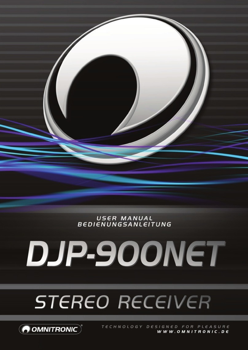 Omnitronic DJP-900NET user manual