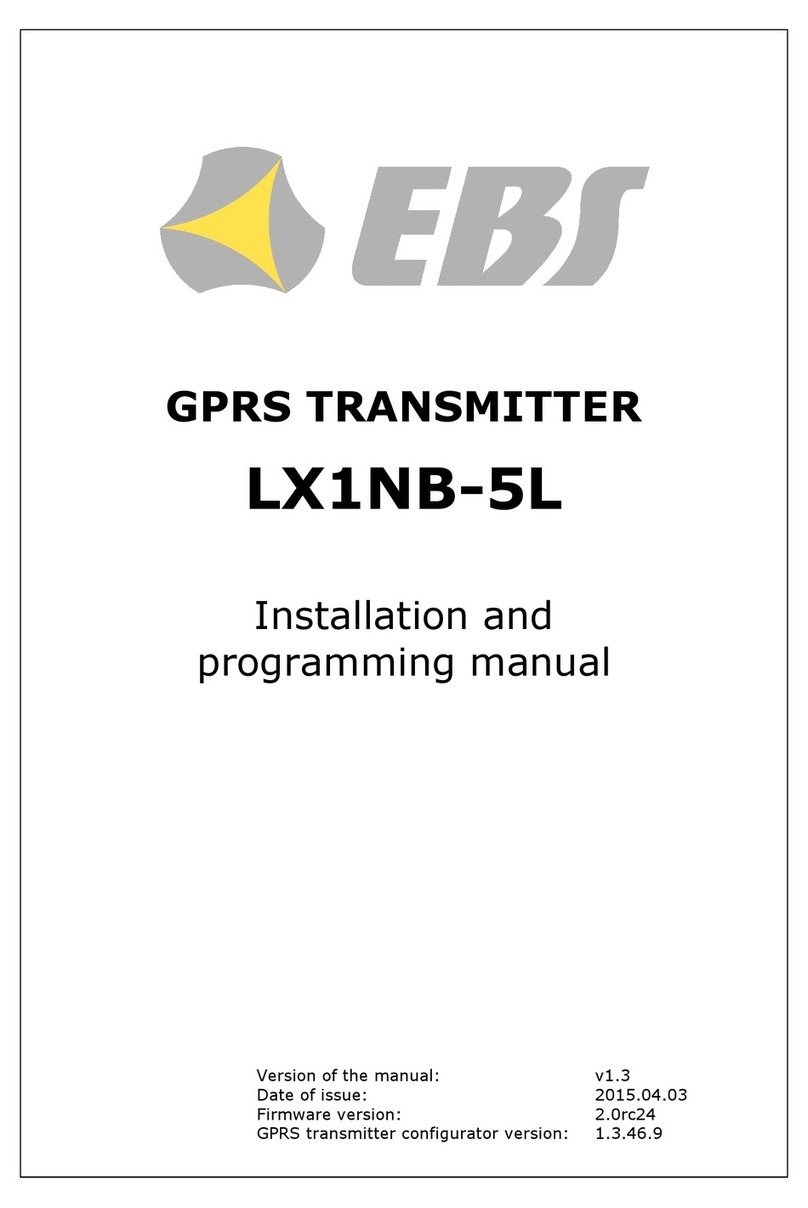 EBS LX1NB-5L Assembly instructions