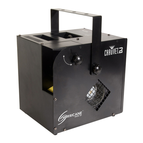 Chauvet Hurricane Haze 2D Quick reference guide