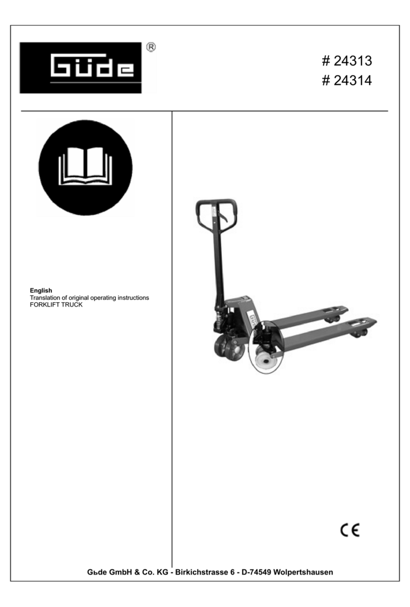 Gude 24313 Translation of original operating instructions