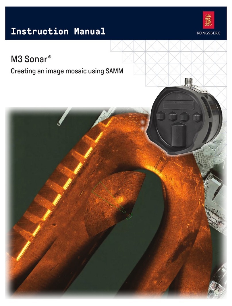 Kongsberg M3 Sonar instruction manual