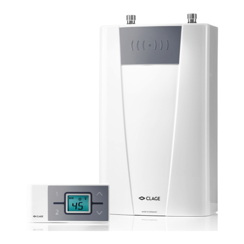 clage E-compact CFX-U Operating instructions for the user