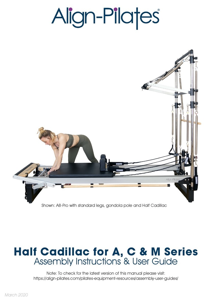 Align-Pilates Half Cadillac Assembly Instructions & User Guide Align-Pilates Half Cadillac Assembly Instructions & User Guide