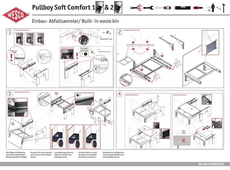 Wesco Pullboy Soft Comfort 1 quick start guide