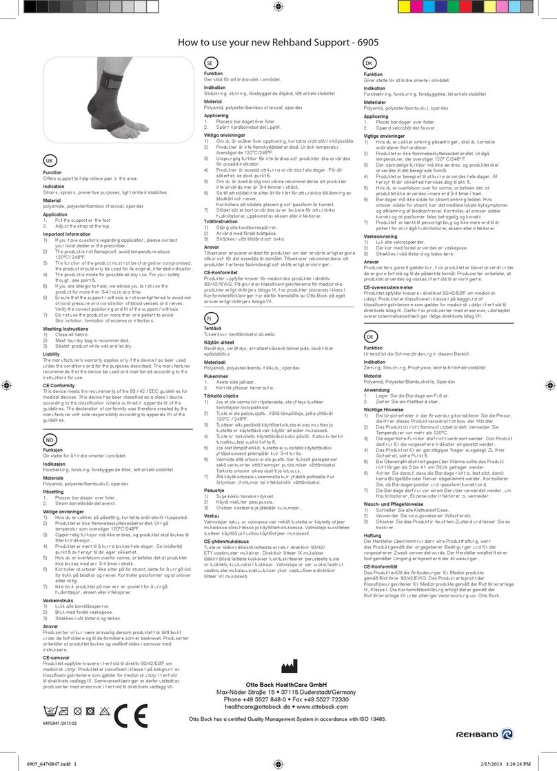 Rehband 6905 How to use