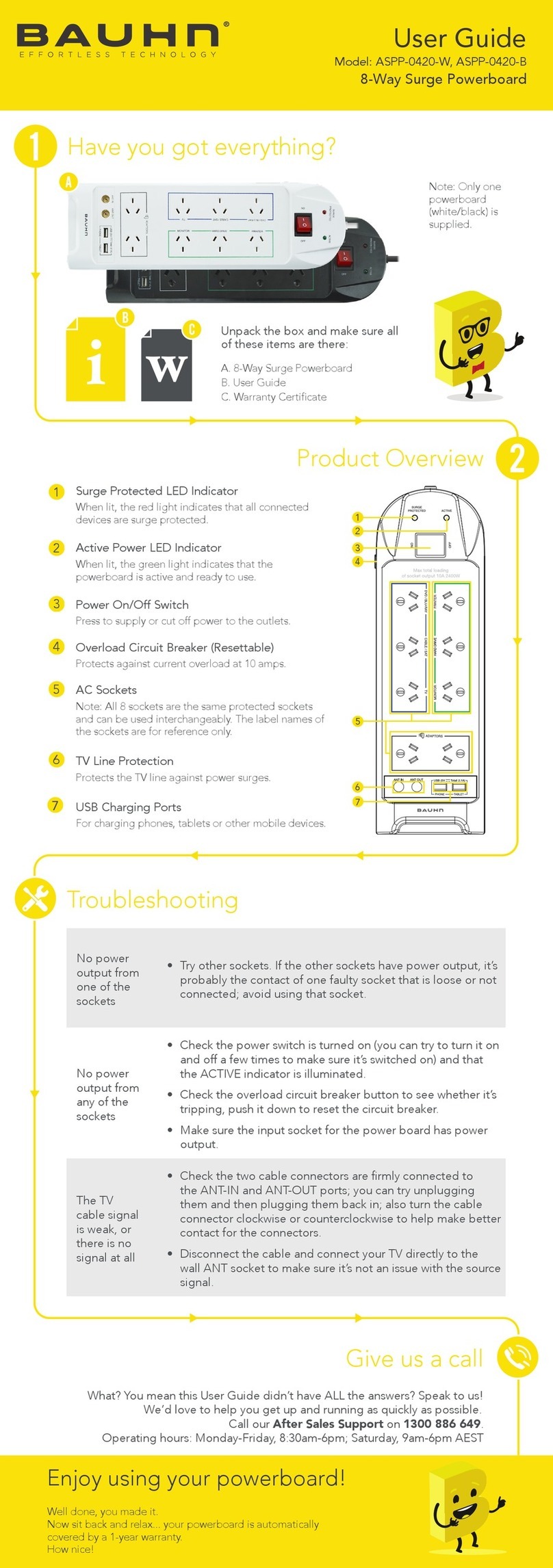 Bauhn ASPP-0420-W user guide