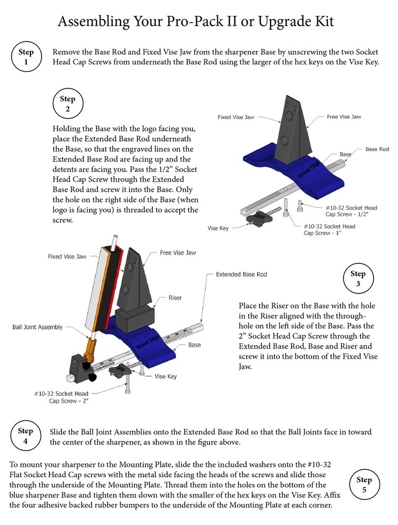 WICKEDedge WE100 User manual