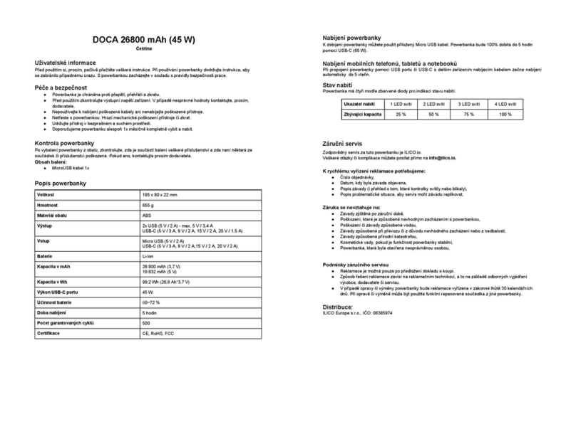 DOCA 26800+ manual