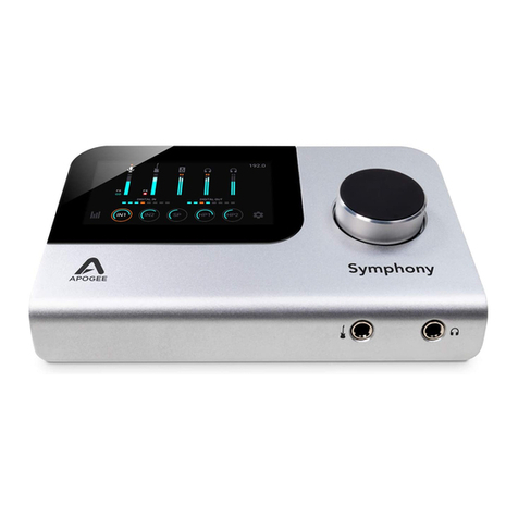 Apogee Symphony Mobile user guide