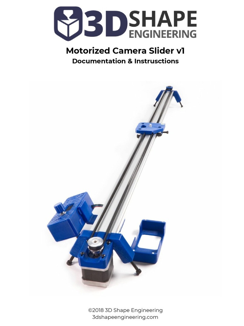 3D Shape Engineering Motorized Camera Slider v1 Documentation & Instrusctions