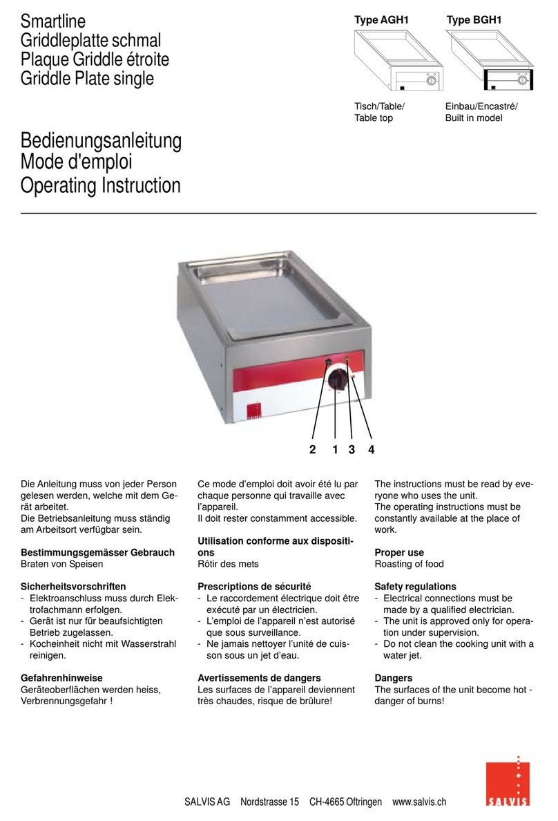 Salvis Smartline AGH1 User manual