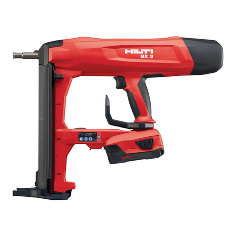 Hilti BX 3 User manual