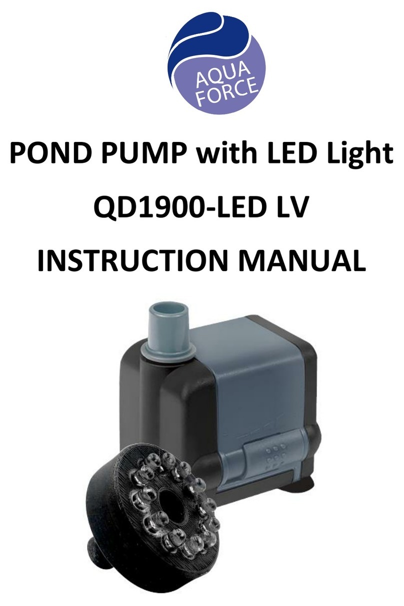 Aqua Force QD1900-LED LV instruction manual
