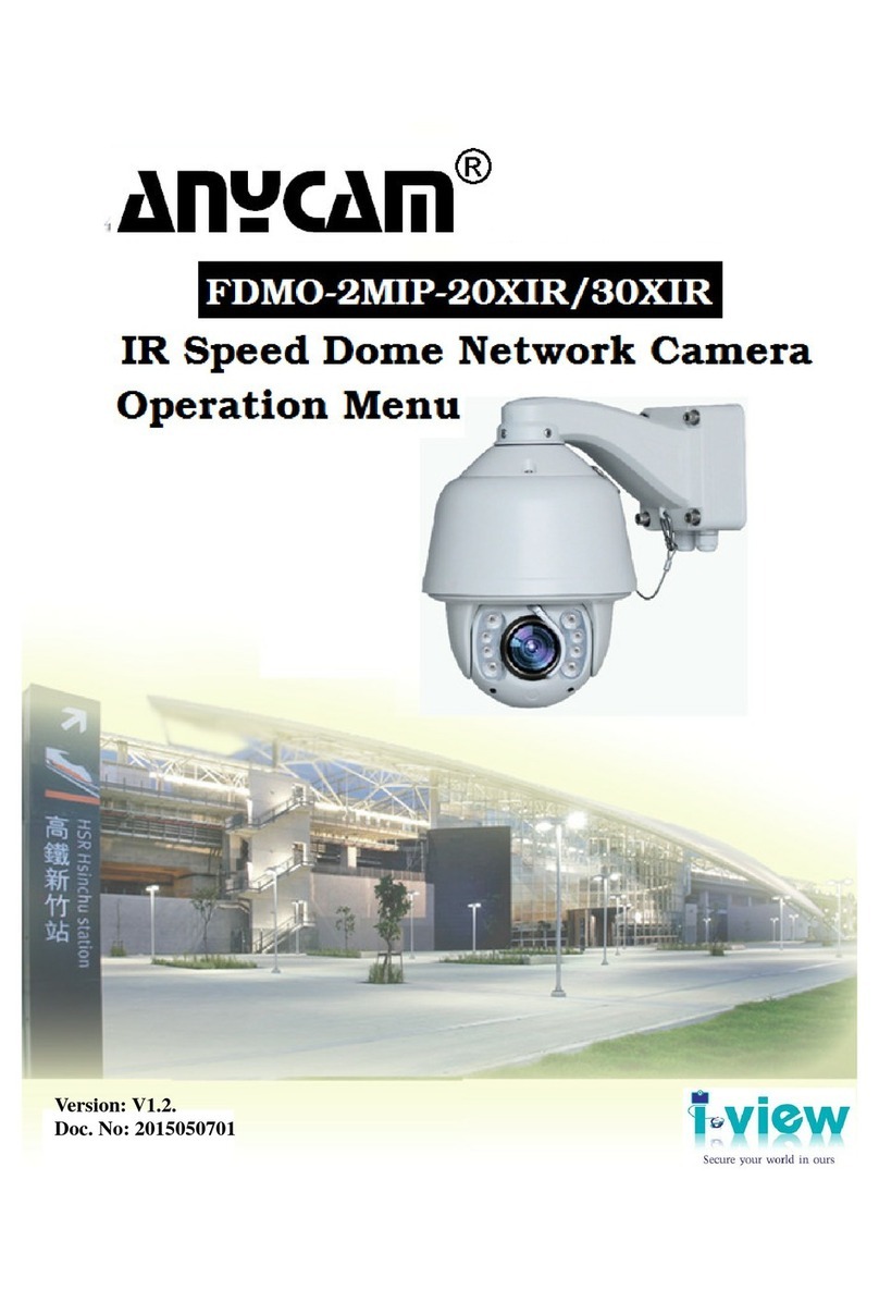ANYCAM FDMO-2MIP-20XIR Operation menu