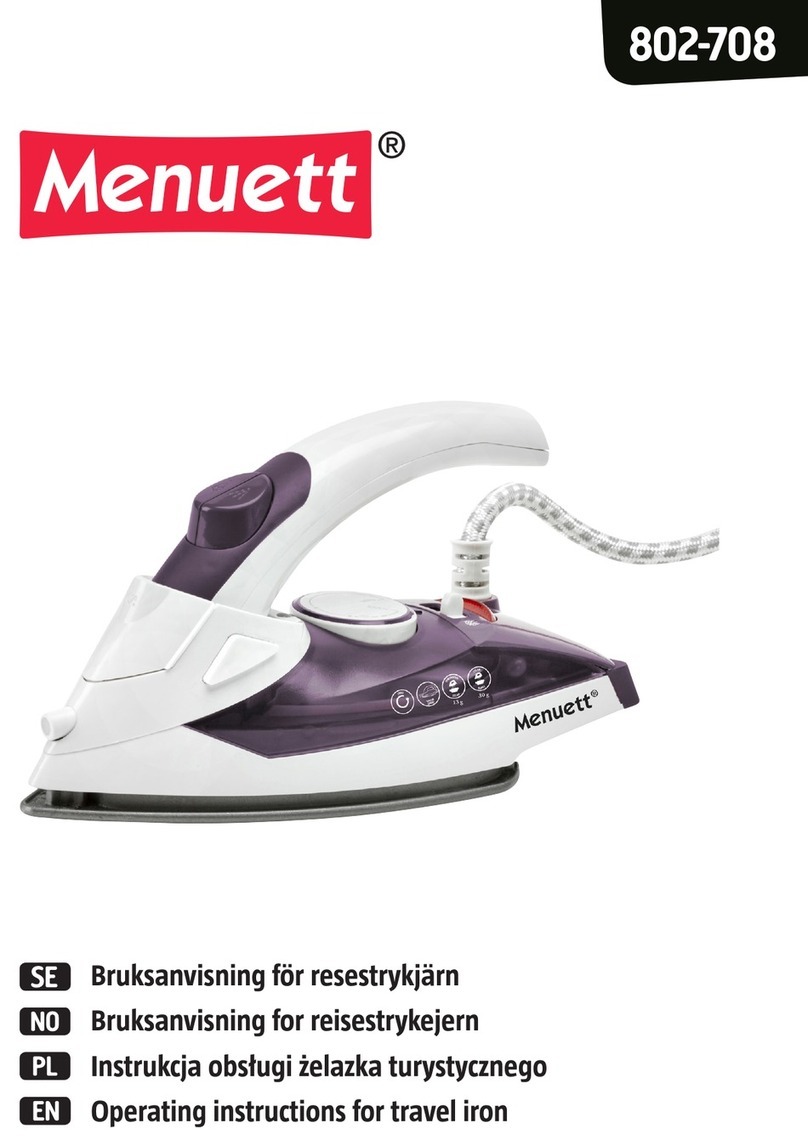 Menuett 802-708 operating instructions