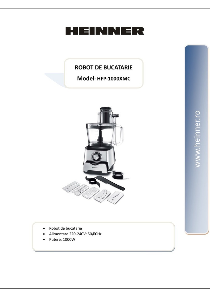 Heinner HFP-1000XMC instruction manual