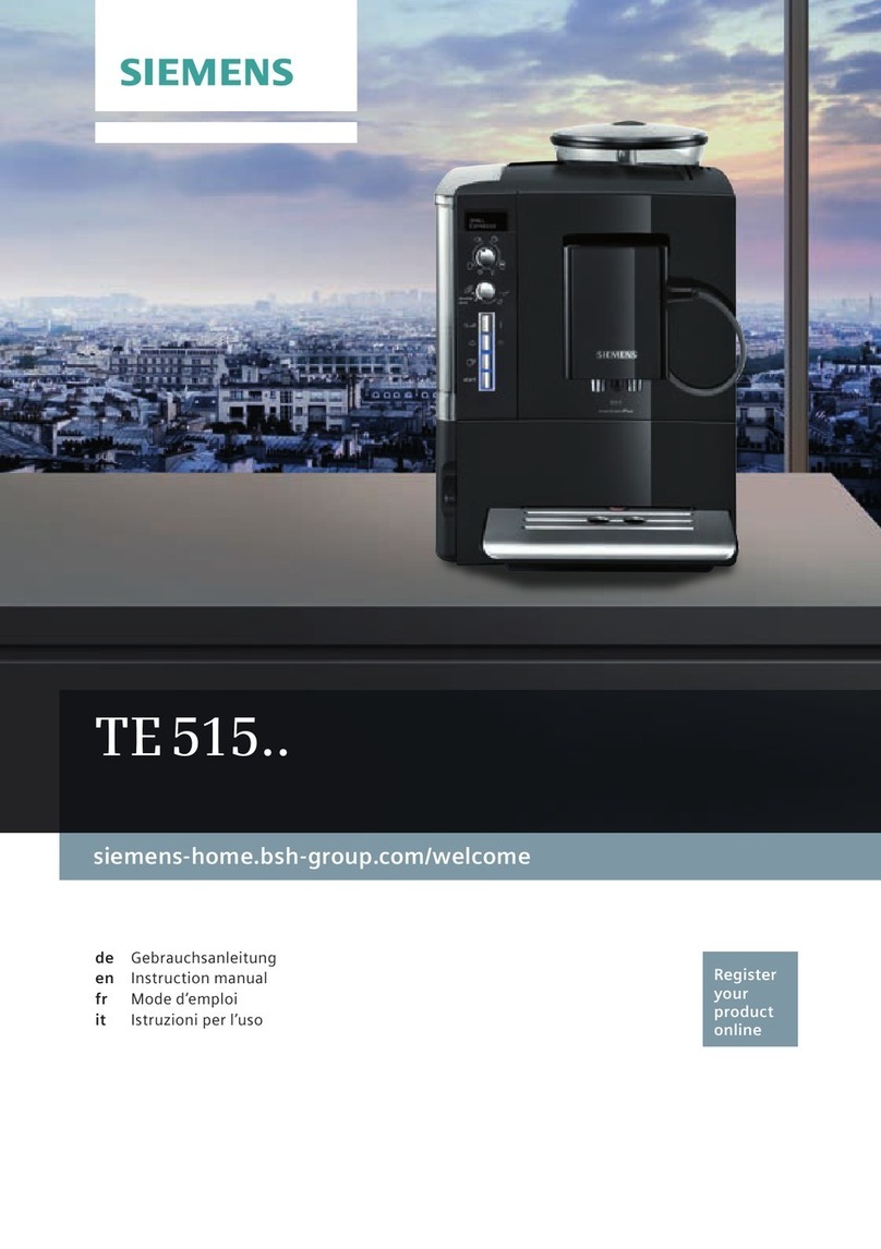 Siemens TE515 User manual