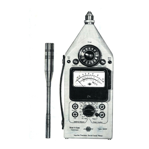 BRUEL & KJAER 2209 Assembly instructions